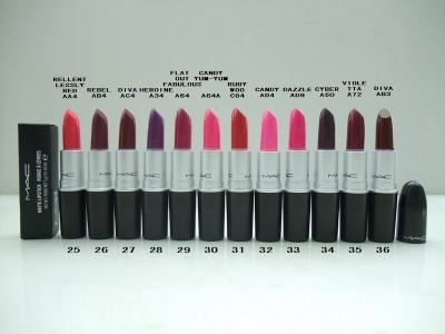 MAC Matte Lipstick Rouge 3g 0.1oz 12 Colors Whole set